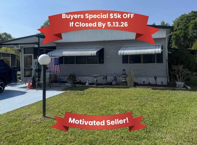 5518 Whistling Tree Lane, Bradenton, Florida 34222, 2 Bedrooms Bedrooms, ,1.5 BathroomsBathrooms,55-Plus Mobile Home,For Sale,Whistling Tree Lane,4718